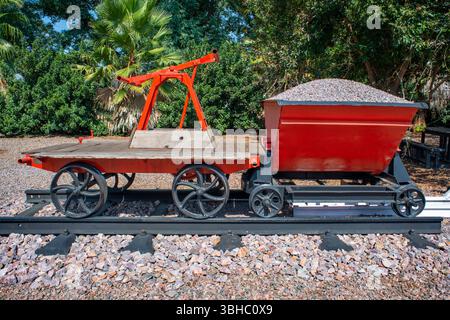 Entrepôt de Rovos Rail Station dans Capital Park à Pretoria Tshwane Afrique du Sud le train de luxe Rovos Rail voyageant entre le Cap et Pretoria Banque D'Images