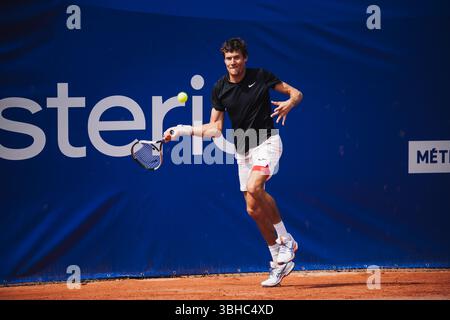 Villeurbanne, France. 09 juin 2025. Matthew Dellavedova (Australie) lors de la première journée de l'Open Sopra Steria (Lyon, France) juin 9-15 2025 crédit : DPPI Media/Alamy Live News Banque D'Images