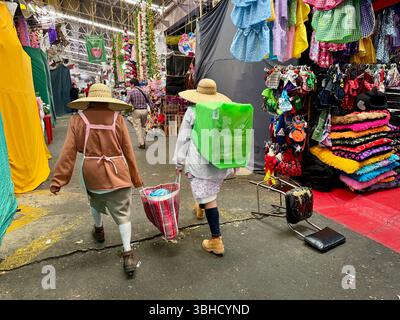 Mercado Jamaica, l’un des marchés publics traditionnels de Mexico. CDMX, Mexique Banque D'Images