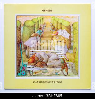 Reprise LP de Selling England by the Pound, le cinquième album studio de Genesis, sorti en 1973 Banque D'Images