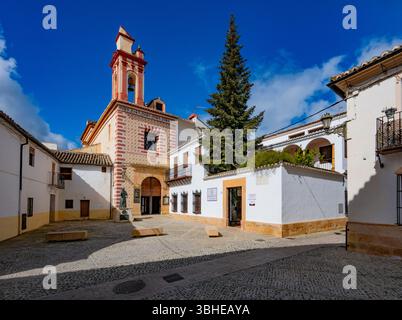 Iglesia de Nuestra Senora de la Paz. L'église notre-Dame de la paix, Ronda Andalousie Espagne Banque D'Images