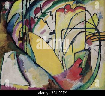 Kandinsky - improvisation 10, 1910, Banque D'Images