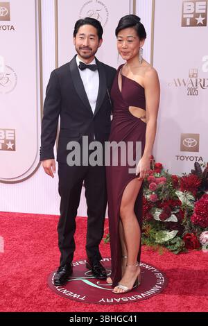 Los Angeles, CA. 09 juin 2025. Justin Hayashi aux BET Awards 2025 au Peacock Theater le 9 juin 2025 à Los Angeles, Californie crédit : Walik Goshorn/Media Punch/Alamy Live News Banque D'Images