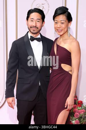 Los Angeles, CA. 09 juin 2025. Justin Hayashi aux BET Awards 2025 au Peacock Theater le 9 juin 2025 à Los Angeles, Californie crédit : Walik Goshorn/Media Punch/Alamy Live News Banque D'Images