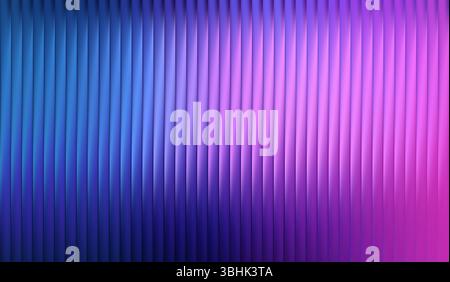 Texture de fond à effet de verre néon fractal dégradé avec lignes abstraites verticales pour un design vibrant. Illustration de Vecteur