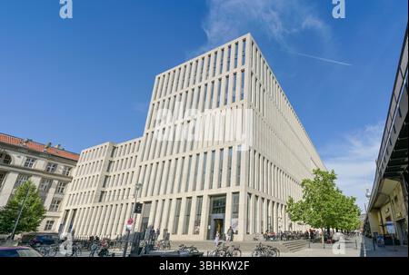 Universitätsbibliothek, Jacob-und-Wilhelm-Grimm-Zentrum, Humboldt-Universität, Geschwister-Scholl-Straße, Bezirk Mitte, Berlin, Deutschland Banque D'Images
