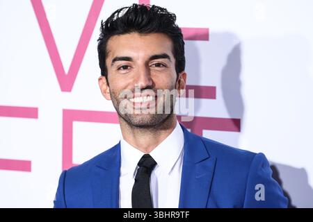 (DOSSIER) poursuite de Justin Baldoni contre Blake Lively rejetée par le juge fédéral. WESTWOOD, LOS ANGELES, CALIFORNIE, États-Unis - MARS 07 : L'acteur et réalisateur américain Justin Baldoni arrive à la première à Los Angeles de 'Five Feet Apart' de Lionsgate qui s'est tenue au Fox Bruin Theatre le 7 mars 2019 à Westwood, Los Angeles, Californie, États-Unis. (Photo de Xavier Collin/image Press Agency) Banque D'Images