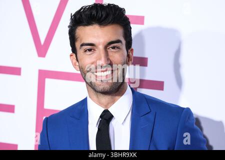 (DOSSIER) poursuite de Justin Baldoni contre Blake Lively rejetée par le juge fédéral. WESTWOOD, LOS ANGELES, CALIFORNIE, États-Unis - MARS 07 : L'acteur et réalisateur américain Justin Baldoni arrive à la première à Los Angeles de 'Five Feet Apart' de Lionsgate qui s'est tenue au Fox Bruin Theatre le 7 mars 2019 à Westwood, Los Angeles, Californie, États-Unis. (Photo de Xavier Collin/image Press Agency) Banque D'Images