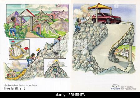 Th Economist magazine 4-10 octobre 2014 numéro annonce, États-Unis Banque D'Images