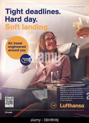 Th Economist magazine 4-10 octobre 2014 numéro annonce, États-Unis Banque D'Images