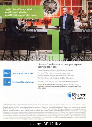 Th Economist magazine 4-10 octobre 2014 numéro annonce, États-Unis Banque D'Images