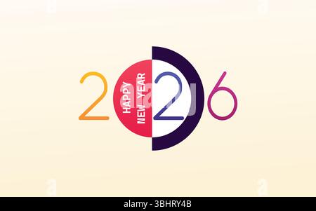 modèle de conception 2026 Illustration de Vecteur