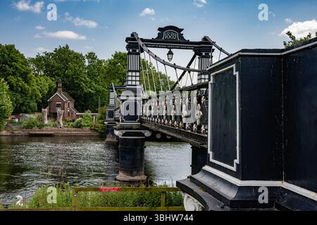 Pont de ferry de Burton-on-Trent Banque D'Images