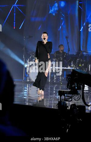 Rome, Italie. 11 juin 2025. Rome-concert d'Alessandra Amoroso aux thermes de Caracalla sur la photo : Alessandra Amoroso crédit : Agence photo indépendante/Alamy Live News Banque D'Images