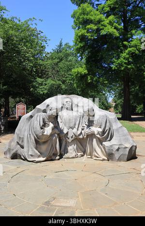 Kelly Ingram Park à Birmingham, Alabama, un parc public avec des sculptures émotionnellement puissantes représentant la lutte pour les droits civiques, États-Unis Banque D'Images