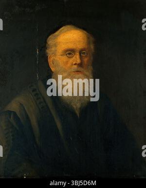 Alfred Russel Wallace, c1880. Banque D'Images