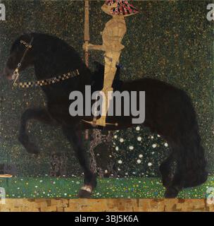 Life is a Struggle (Golden Rider), 1903. Trouvé dans la collection du musée d'art préfectoral d'Aichi, Nagoya. Banque D'Images
