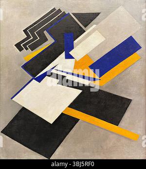 Composition non objective. Le suprématisme , 1916. Trouvé dans la Collection du Musée d'art d'État, Ekaterinbourg. Banque D'Images