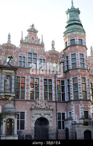 Grand arsenal, Gdansk, Pologne, 17e centre (2015). Construit par Anthony van Obberger (1543-1611), maniériste. Banque D'Images