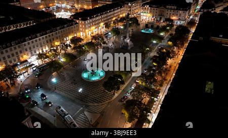 Lisbonne Skyline au Portugal. Paysage européen. Destination du voyage. Magnifique site touristique. Quartier de Lisbonne au Portugal. Banque D'Images