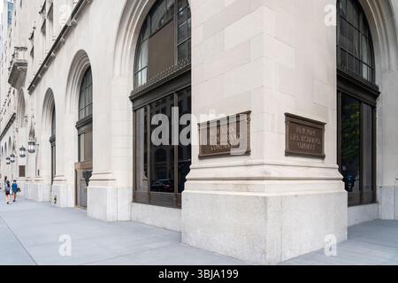 Siège social de la New York Life Insurance Company à New York, NY, États-Unis Banque D'Images