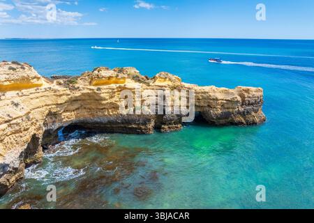 Praia dos Piratas, Portugal, Europe Banque D'Images