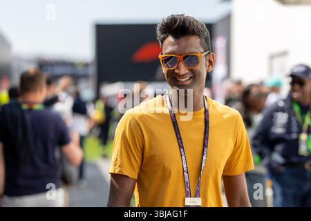 Montréal, Kanada. 14 juin 2025. Lawrence Barretto (F1 TV, modérateur, Großbritannien), CAN, formel 1 Weltmeisterschaft, grand Prix von Kanada, circuit Gilles Villeneuve, Freies Training 3, saison 2025, 14.06.2025 Foto : Eibner-Pressefoto/Marcel Fischer crédit : dpa/Alamy Live News Banque D'Images
