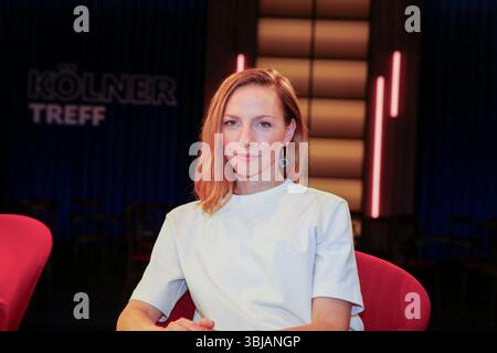Katharina Schüttler BEI der Aufzeichnung der WDR-Talkshow 'Kölner Treff' im WDR Studio BS 2. Köln, 30.06.2023 Banque D'Images