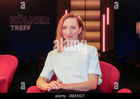 Katharina Schüttler BEI der Aufzeichnung der WDR-Talkshow 'Kölner Treff' im WDR Studio BS 2. Köln, 30.06.2023 Banque D'Images