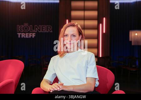 Katharina Schüttler BEI der Aufzeichnung der WDR-Talkshow 'Kölner Treff' im WDR Studio BS 2. Köln, 30.06.2023 Banque D'Images