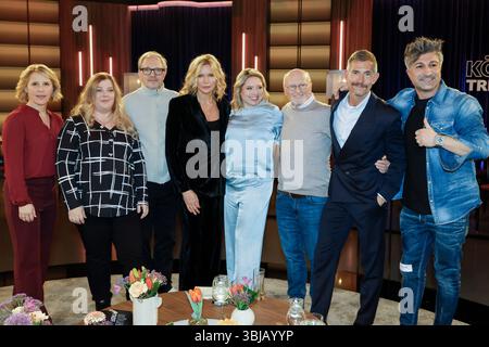 Susan Link, Yvonne Marquard, Olli Dittrich, Veronica Ferres, Caroline Maria Frier, Dirk Rossmann, Micky Beisenherz, Lotto Chico BEI der Aufzeichnung d Banque D'Images