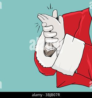 Une scène de Noël chaleureuse et festive mettant en vedette des décorations, des lumières et l'esprit des fêtes, mélangeant la joie de saison avec un message subtil de bien-être et de guérison Illustration de Vecteur