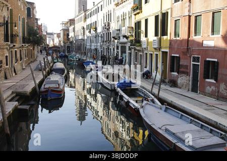 Venise, Italie - 29 mai 2016 : Venise en Italie, l'architecture de la ville, Venise est une destination touristique populaire de l'Europe Banque D'Images