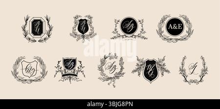 Ensemble des éléments de conception Illustration de Vecteur