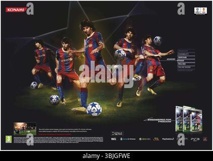 2011 Pro Evolution Soccer 2011 (PES 2011, connu sous le nom de World Soccer : Winning Eleven 2011 en Asie) est un jeu vidéo de football par Konami promo Banque D'Images