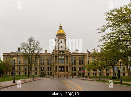 Wyoming State Capitol Building dans le centre-ville de Cheyenne Banque D'Images