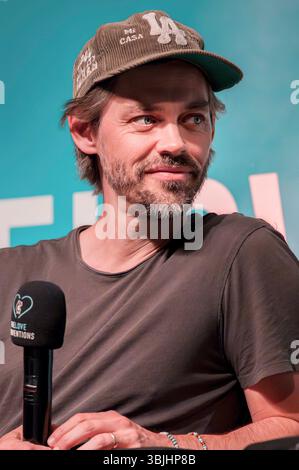 Tom Payne auf der German Walker Con 2025 in der Turbinenhalle. Oberhausen, 31.05.2025 *** Tom Payne à la Walker Con allemande 2025 au Turbinenhalle Oberhausen, 31 05 2025 Foto :Xn.xKolinzx/xFuturexImagex Walker con 5695 Banque D'Images