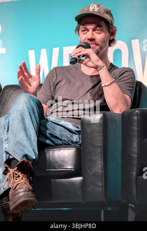 Tom Payne auf der German Walker Con 2025 in der Turbinenhalle. Oberhausen, 31.05.2025 *** Tom Payne à la Walker Con allemande 2025 au Turbinenhalle Oberhausen, 31 05 2025 Foto :Xn.xKolinzx/xFuturexImagex Walker con 5690 Banque D'Images