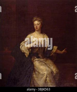 Kneller, Godfrey ; Sarah Jennings (1660-1744), duchesse de Marlborough ; National Trust, Petworth House ; http ://www.artuk.org/artworks/sarah-jennings-16601744-duchess-of-marlborough-219721 Banque D'Images