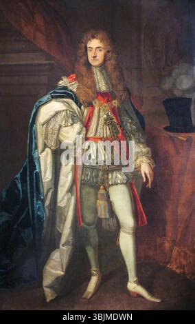 Kneller, Godfrey ; Sir Thomas Osborne (1631-1712), 1er comte de Danby, plus tard 1er duc de Leeds, KG ; National Trust, château de Penrhyn ; http ://www.artuk.org/artworks/sir-thomas-osborne-16311712-1st-earl-of-danby-later-1st-duke-of-leeds-kg-102347 Banque D'Images