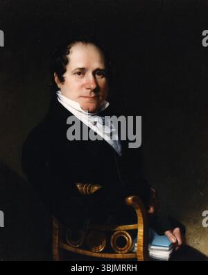 Le portrait de Thomas Baker Johnson, frère de Louisa Catherine Adams, réalisé par Chester Harding en 1820, représente la figure éminente du début du XIXe siècle, reflétant le style de l'artiste et son accent sur le portrait formel. Banque D'Images