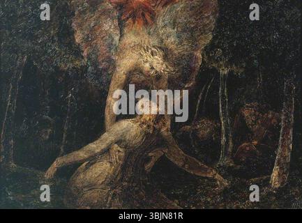 Blake, William ; The Agony in the Garden ; Tate ; http ://www.artuk.org/artworks/the-agony-in-the-garden-197877 Banque D'Images