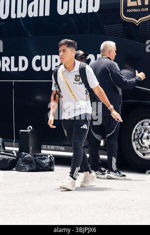 Atlanta, Géorgie, États-Unis. 16 juin 2025. AMAYA FRANKIE (23 ans) du Chelsea FC arrive au stade avant le match de la Coupe du monde des clubs de la FIFA au stade Mercedes-Benz. (Crédit image : © Malachi Gabriel/ZUMA Press Wire) USAGE ÉDITORIAL SEULEMENT ! Non destiné à UN USAGE commercial ! Crédit : ZUMA Press, Inc/Alamy Live News Banque D'Images