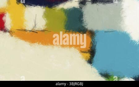 Modèle de mélange de pinceau d'art abstrait 1 Banque D'Images