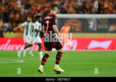 Philadelphie, États-Unis. 16 juin 2025. LINCOLN FINANCIAL FIELD PHILADELPHIE (PA), 06/16/2025 - CLUB WORLD CUP/FLAMENGO X ESPÉRANCE TUNISIE(TUN) - joueur de Flamengo Leo Ortiz, lors du match opposant FLAMENGO X ESPÉRANCE TUNISIE(TUN), valable pour le premier tour de la phase de groupes de la Coupe du monde des clubs FIFA 2025, qui se tient au Lincoln Financial Field, à Philadelphie, dans la nuit de ce lundi 16. (Photo : Eduardo Carmim/photo Premium/SPP) 30930 (Eduardo Carmim, Eduardo Carmim/SPP) crédit : SPP Sport Press photo. /Alamy Live News Banque D'Images