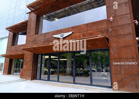 Shanghai, Chine-11 mai 2025 : magasin de voitures Genesis Motor Banque D'Images