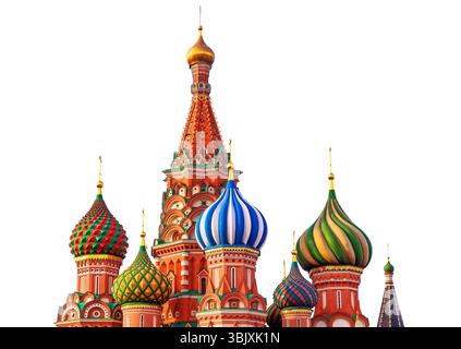 Cathédrale Basil sur la place Rouge à Moscou, Russie Banque D'Images