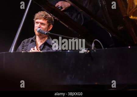 Cannes, France, 17 juin 2025, James Blake, musicien, producteur, compositeur, Jamesblakemusic a assisté au Festival des Lions de Cannes - Festival International de la créativité © IFnm Press Banque D'Images