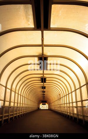 Couloir avec prise de vue en angle de la lumière du soupir Banque D'Images