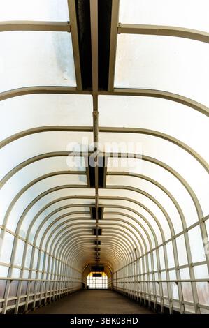 Couloir avec prise de vue en angle de la lumière du soupir Banque D'Images